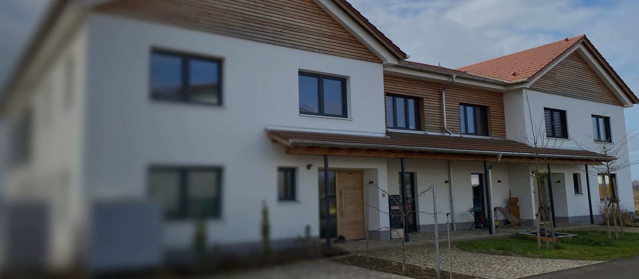 Neues und modernes Haus